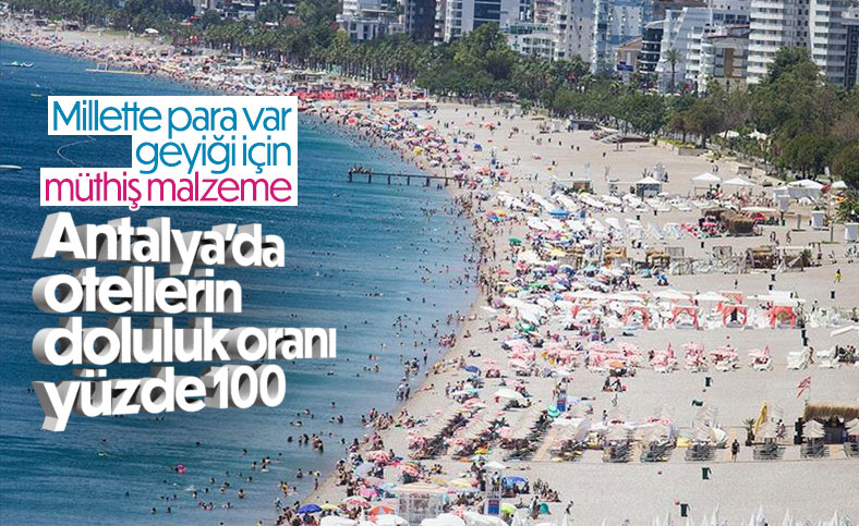Antalya'da bayramda otellerin tamamı doldu