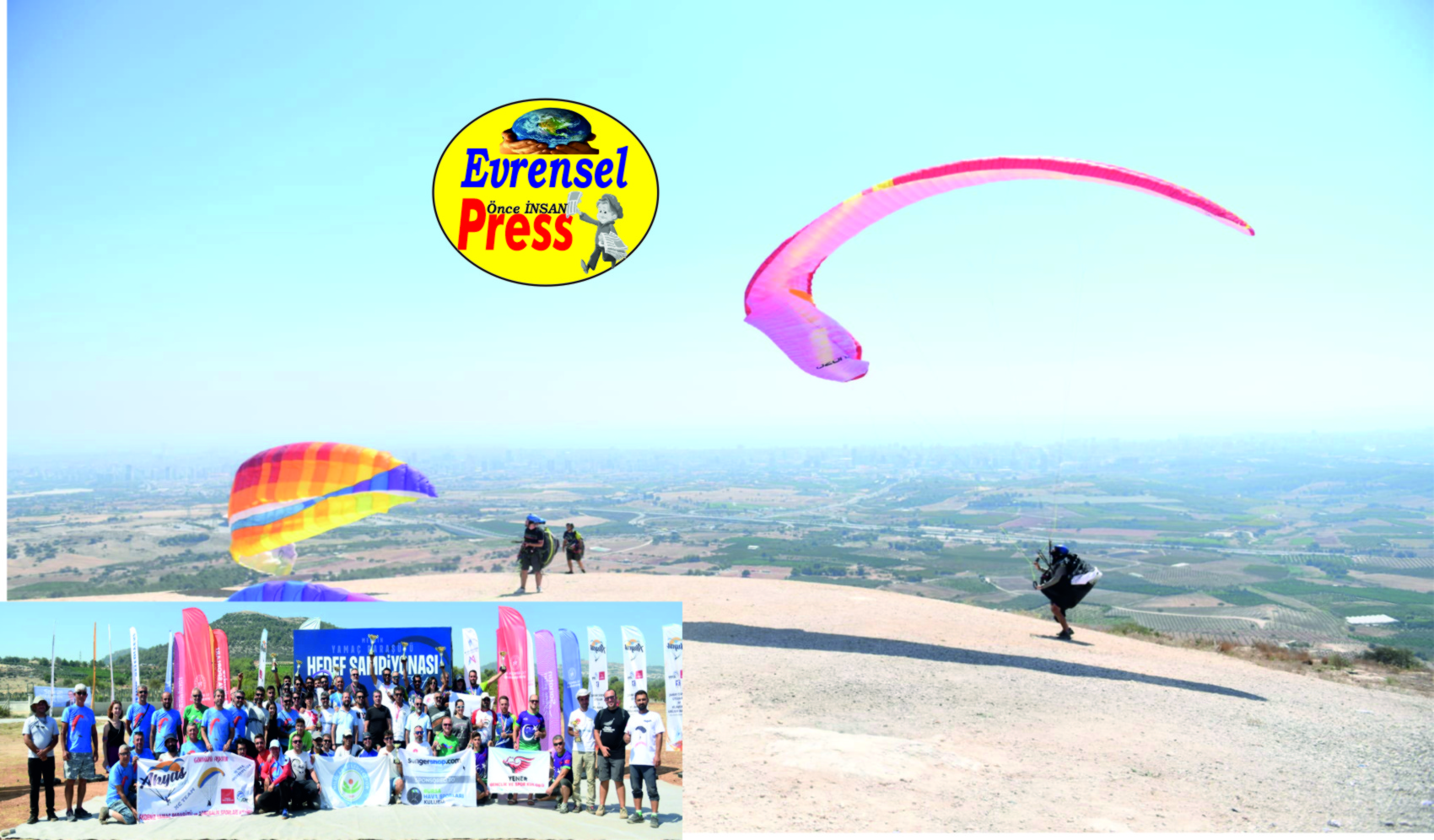 MERSİN YEN,ŞEHİR'de 60 sporcu milli takıma seçilmek için Yenişehir semalarında uçtu